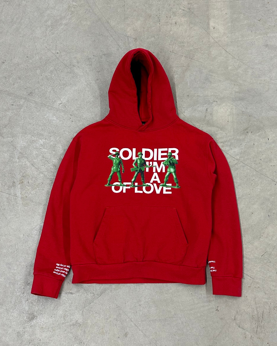 Red oversized hoodie THisLIFE