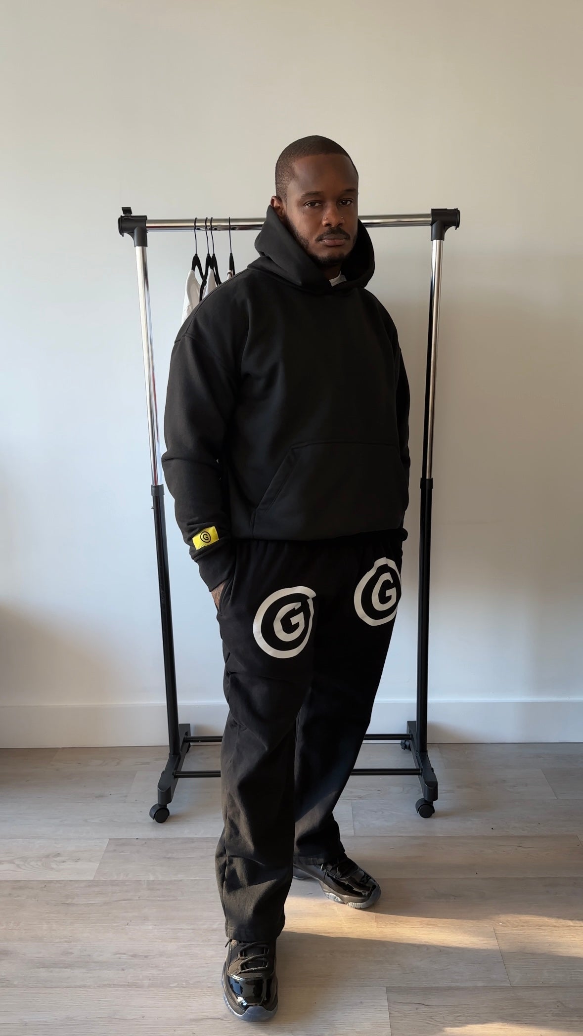 'G stamp' logo sweatsuit