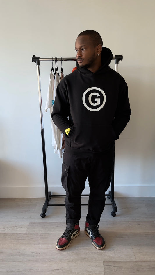 'G stamp' logo hoodie
