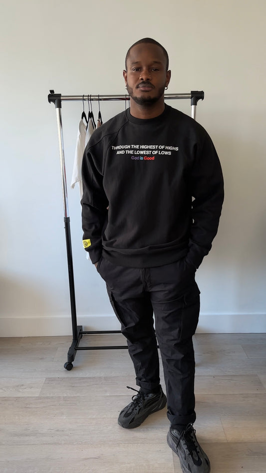 'God is Good' crewneck