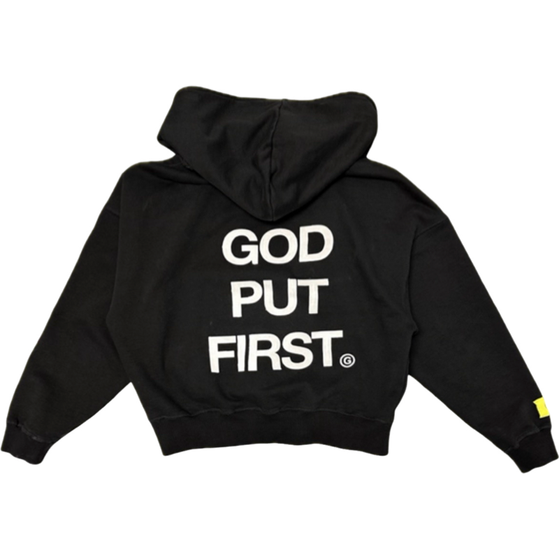 the 'Put God First' zip-up