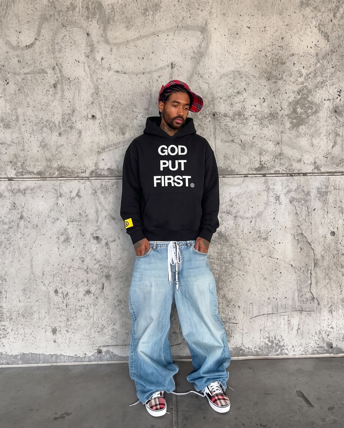 the 'Put God First' hoodie