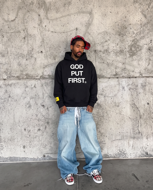 the 'Put God First' hoodie