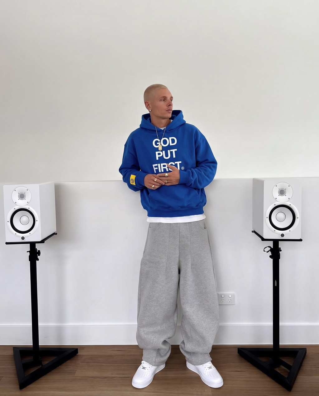 the 'Put God First' hoodie