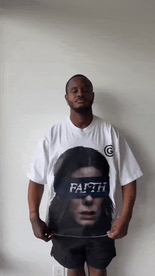 the 'Walk by Faith' tee