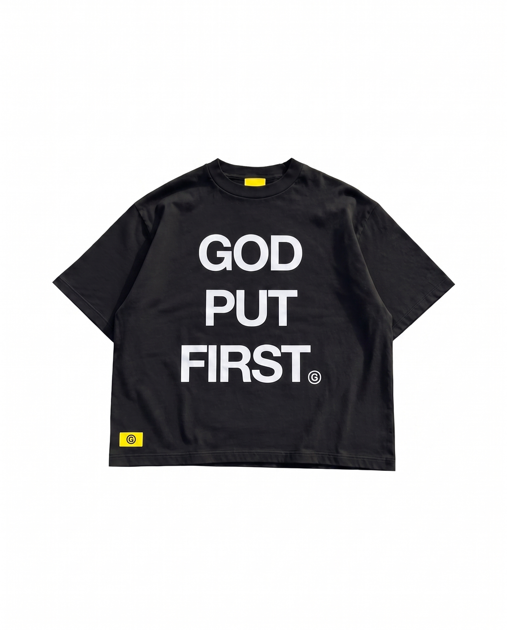 the 'Put God First' tee