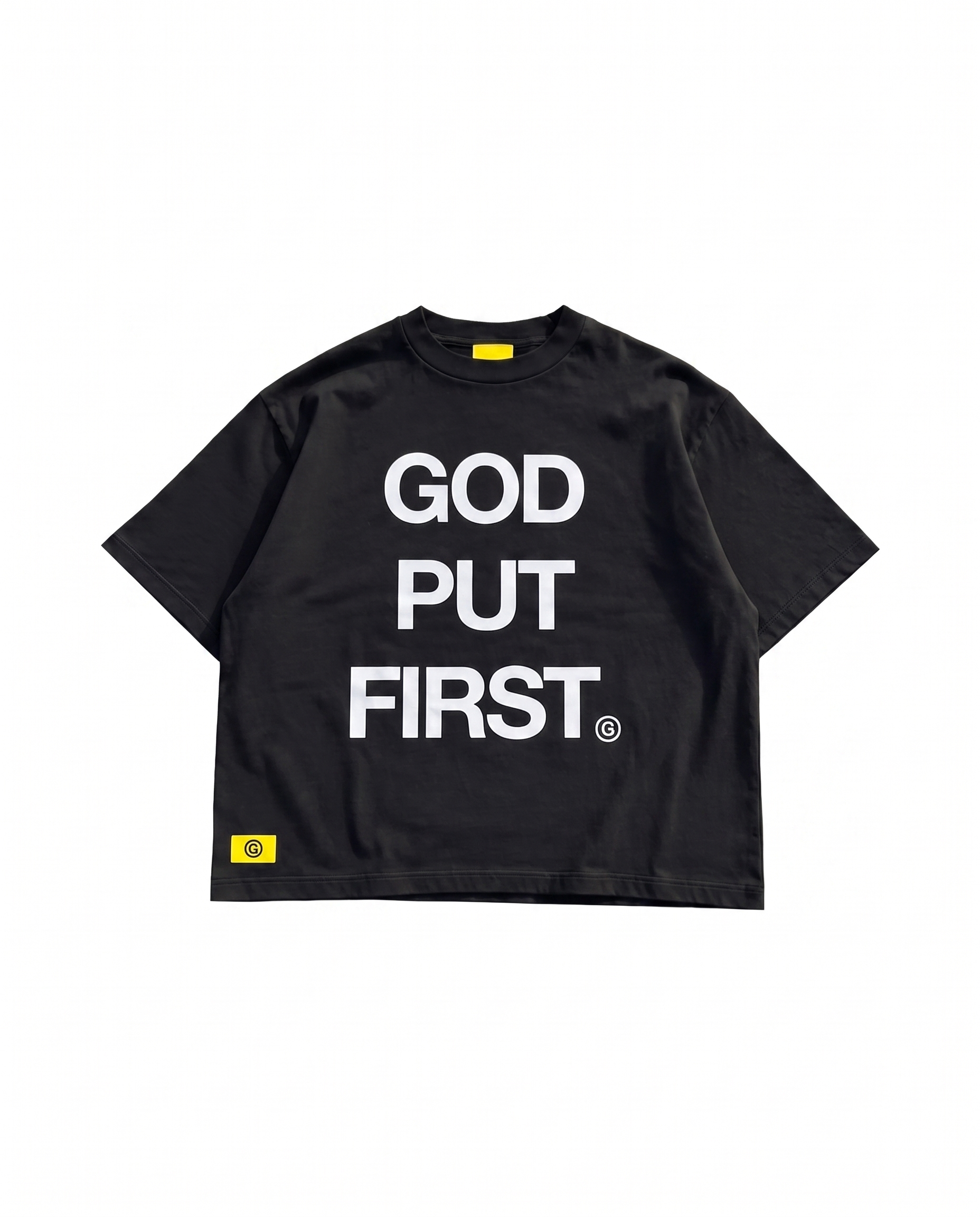 the 'Put God First' tee