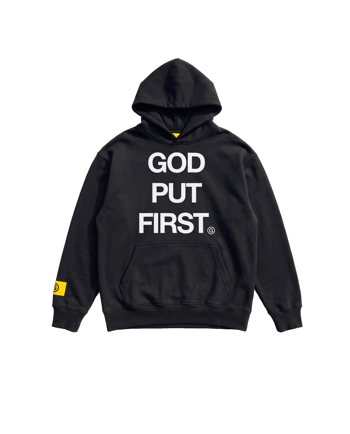 the 'Put God First' hoodie