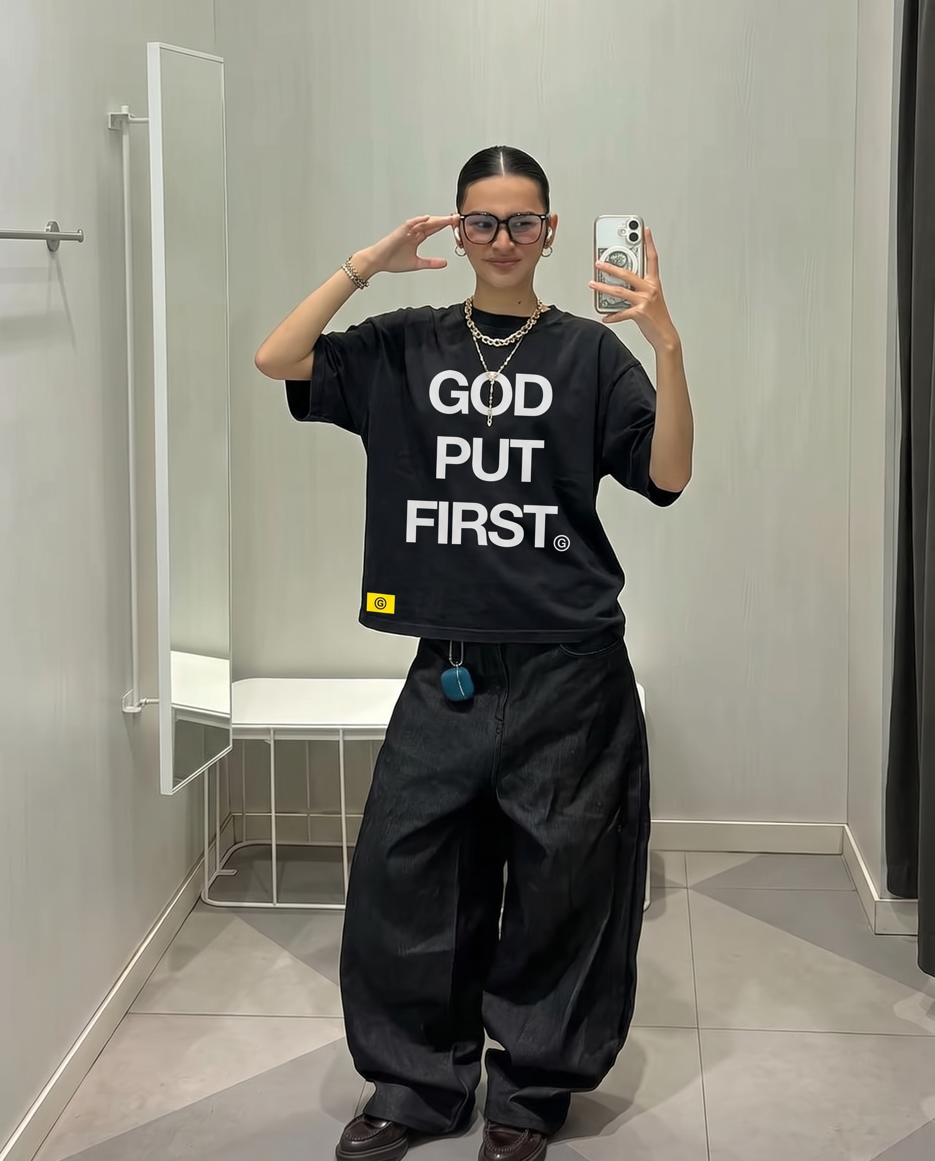 the 'Put God First' tee