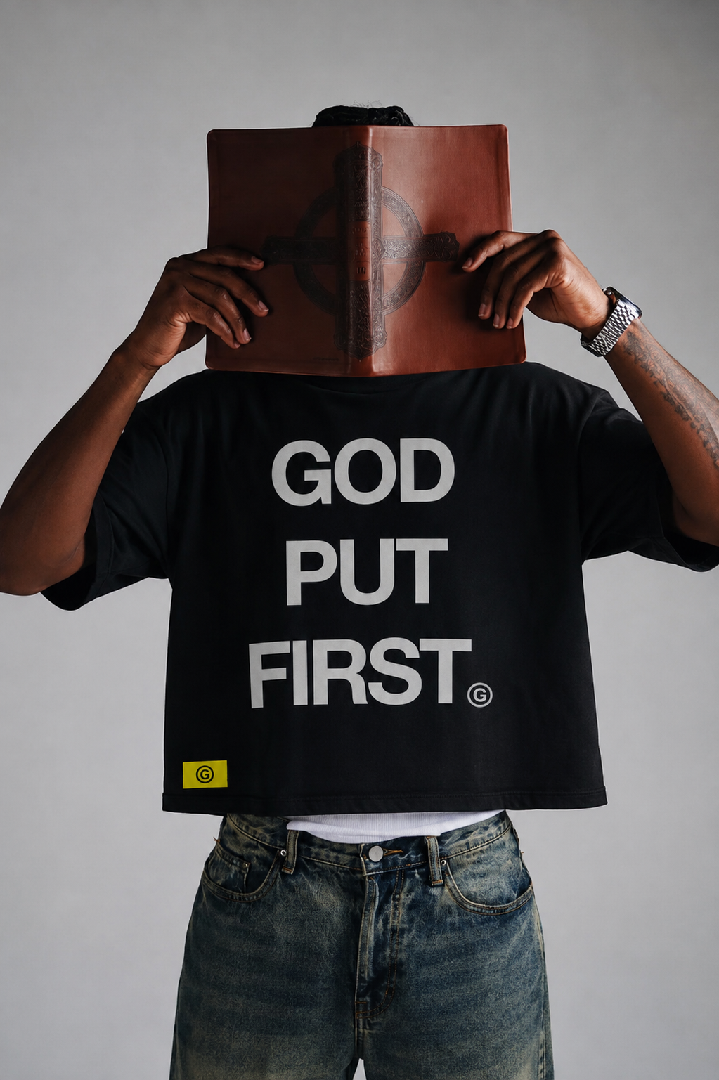 the 'Put God First' tee