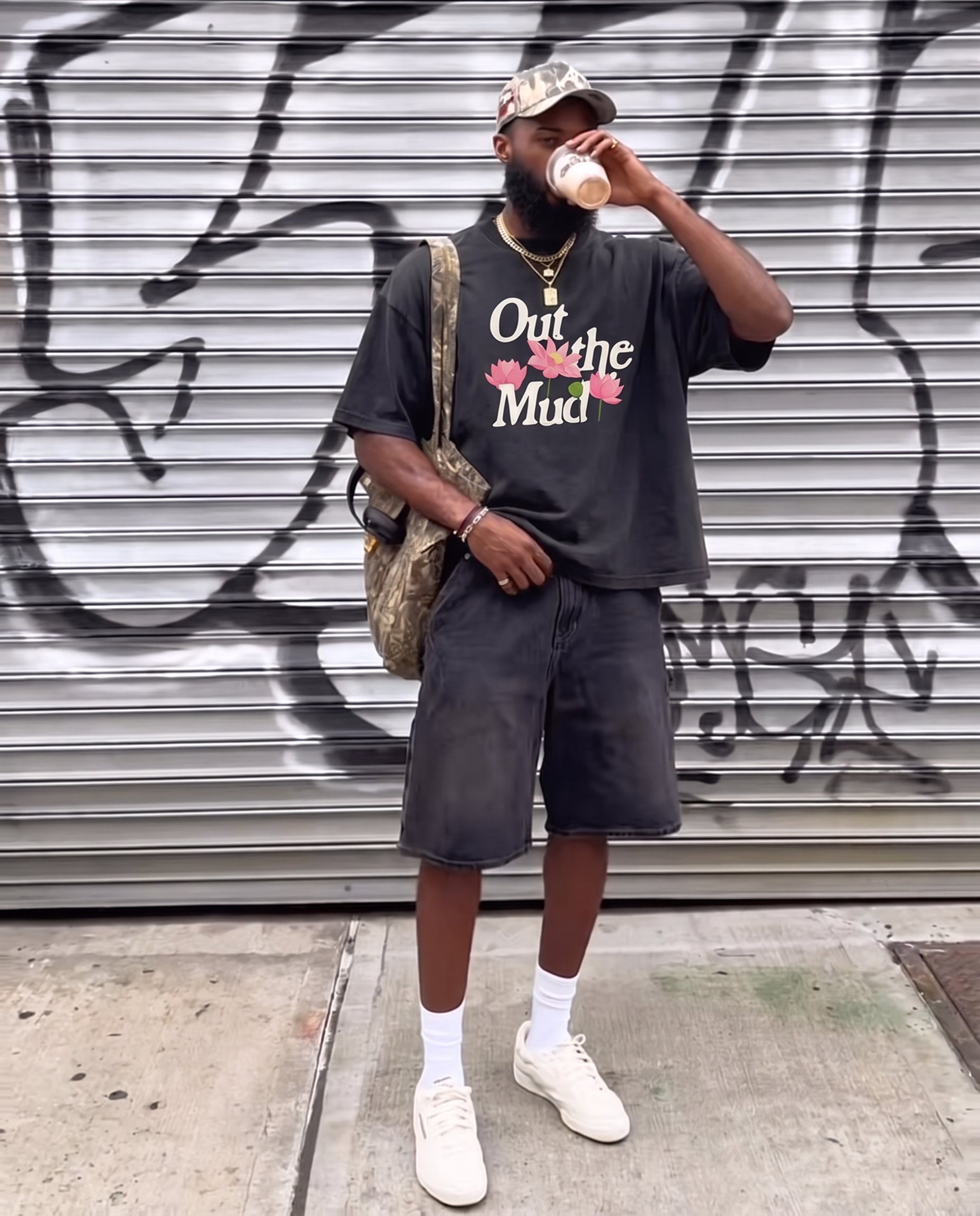 the 'Out the Mud' tee