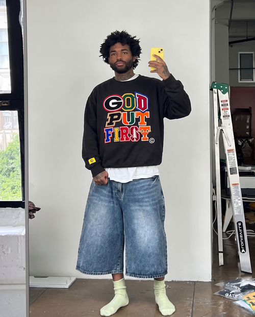 the 'Put God First' crewneck v2