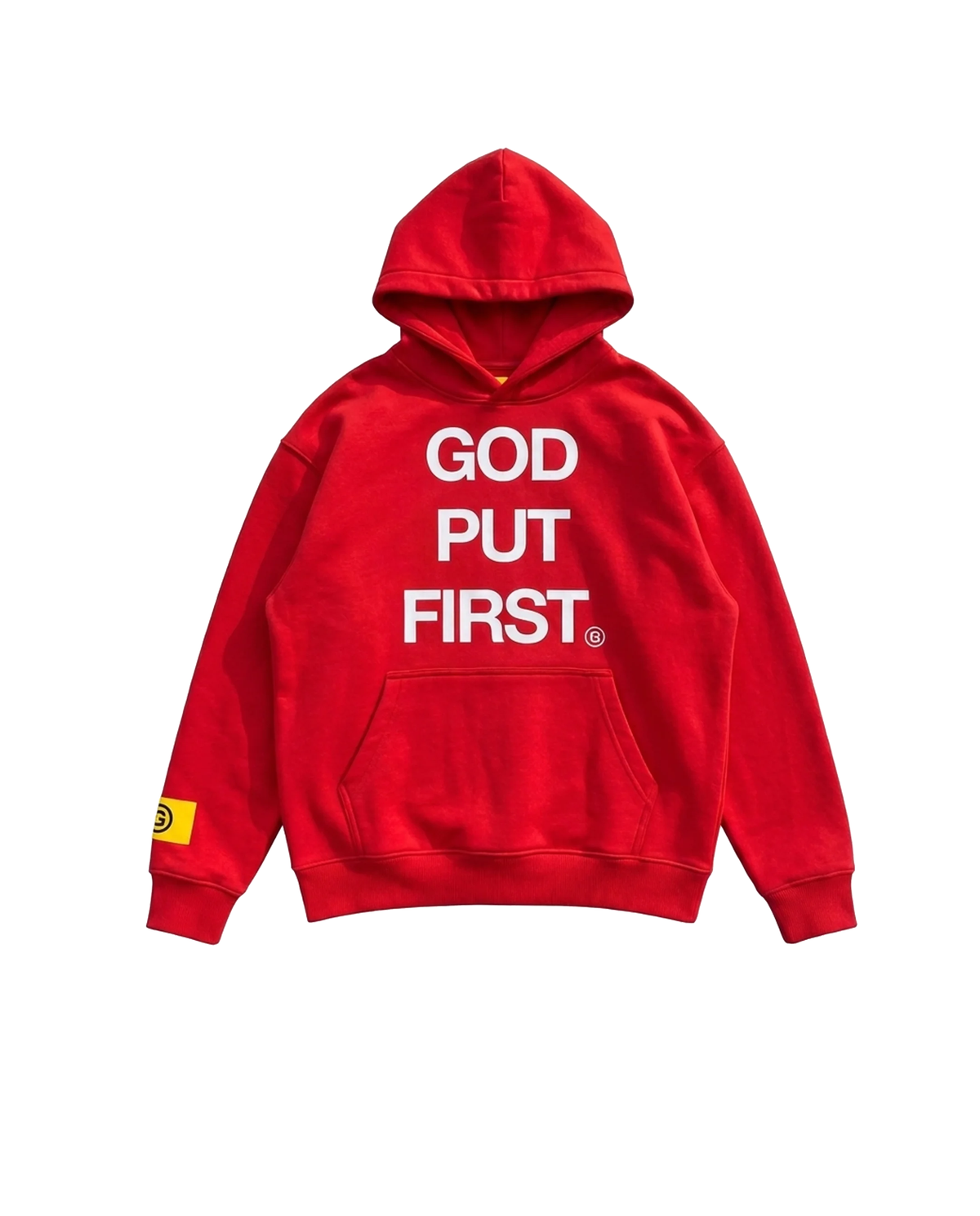 the 'Put God First' hoodie